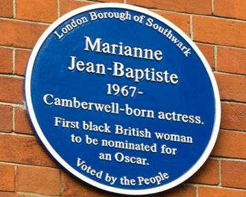 Marianne Jean-Baptiste plaque